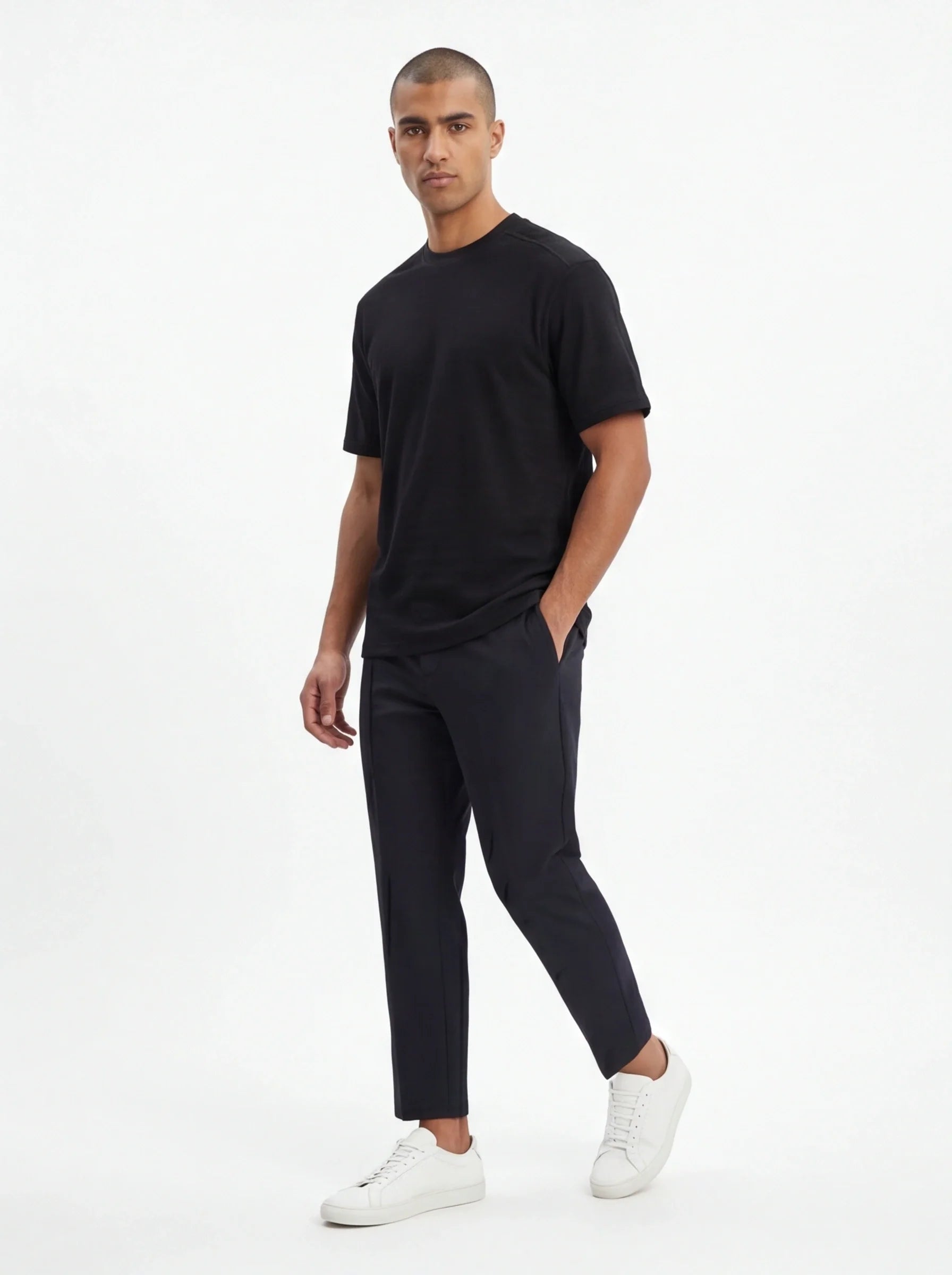 Avant - Garde T-Shirt – with a Silk - Like Touch with Architectural Design - NEXORANEXORA
