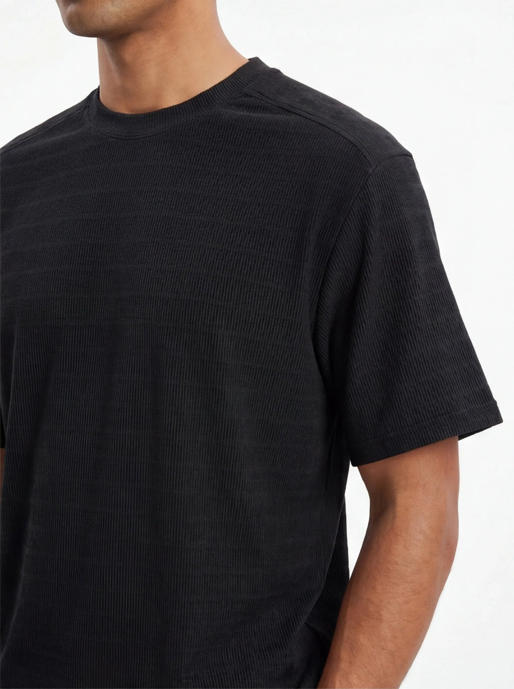 Avant - Garde T-Shirt – with a Silk - Like Touch with Architectural Design - NEXORANEXORA